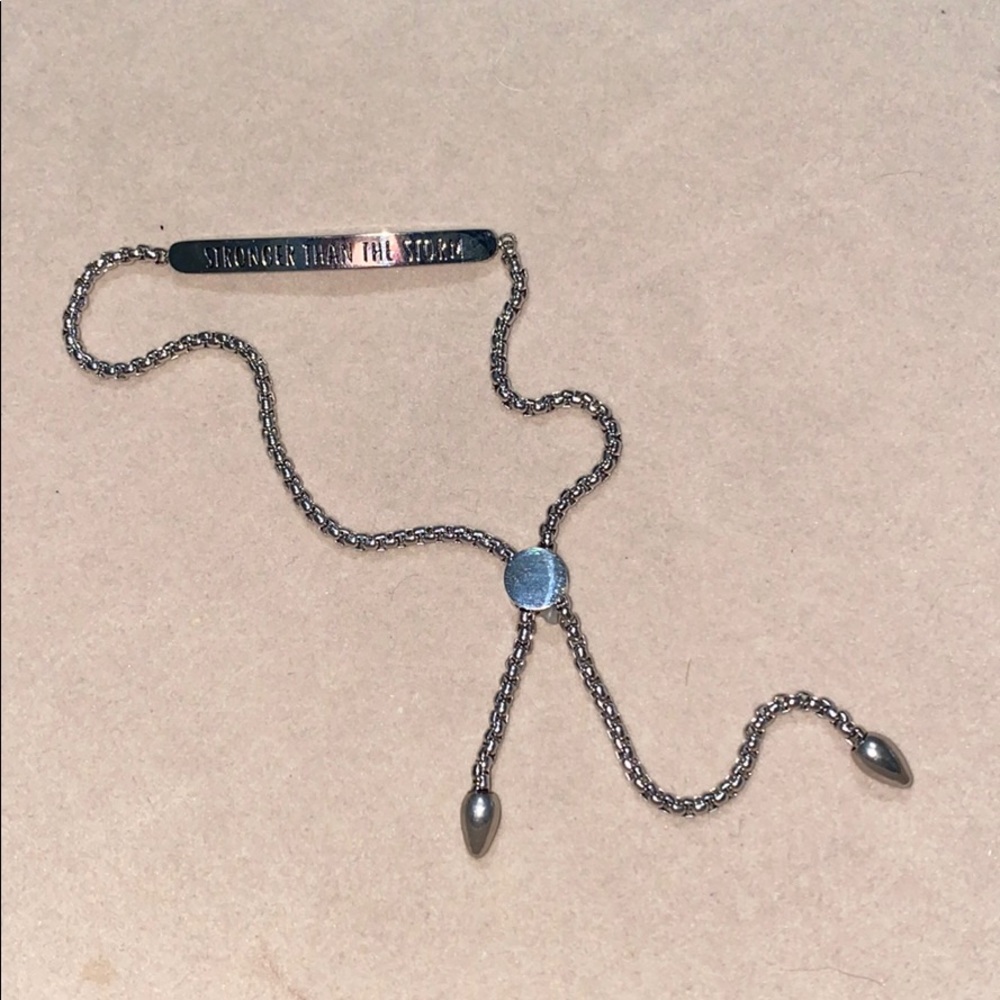 “Stronger then the Storm” Adjustable Bracelet